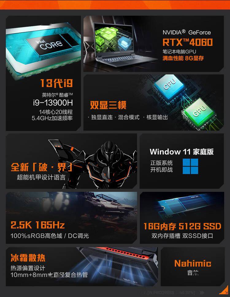 猎梦者无限金币版本苹果版:雷神 911X 猎荒者 2023 现已开启预售：13代酷睿 + RTX 4060-第2张图片-亚星国际官网